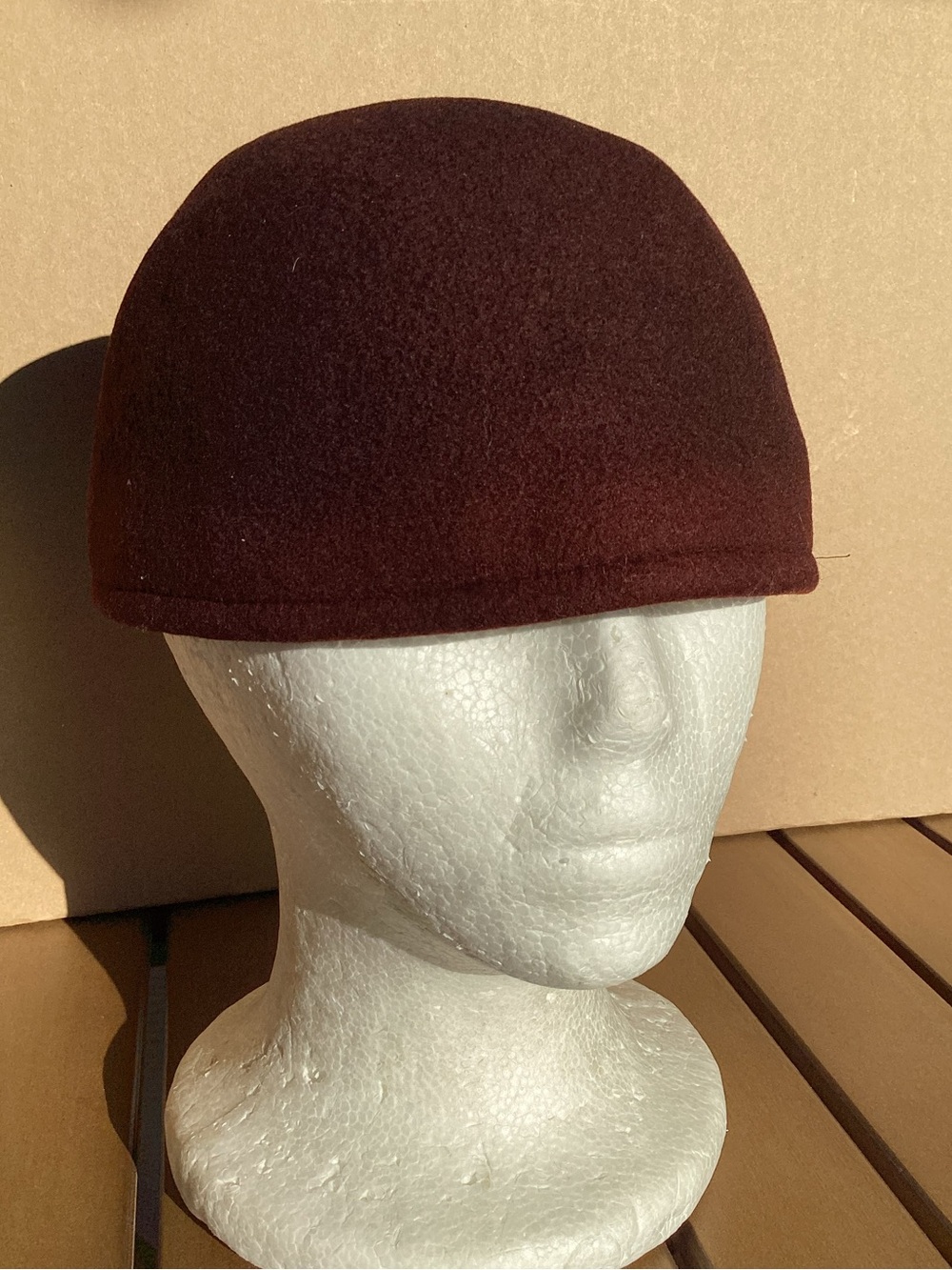 Vintage Pendleton wool felt flap cap Cabbie newsboy hat size 7-7 1/4